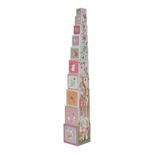 0021434 Stacking Tower - Pink - Fairy Garden