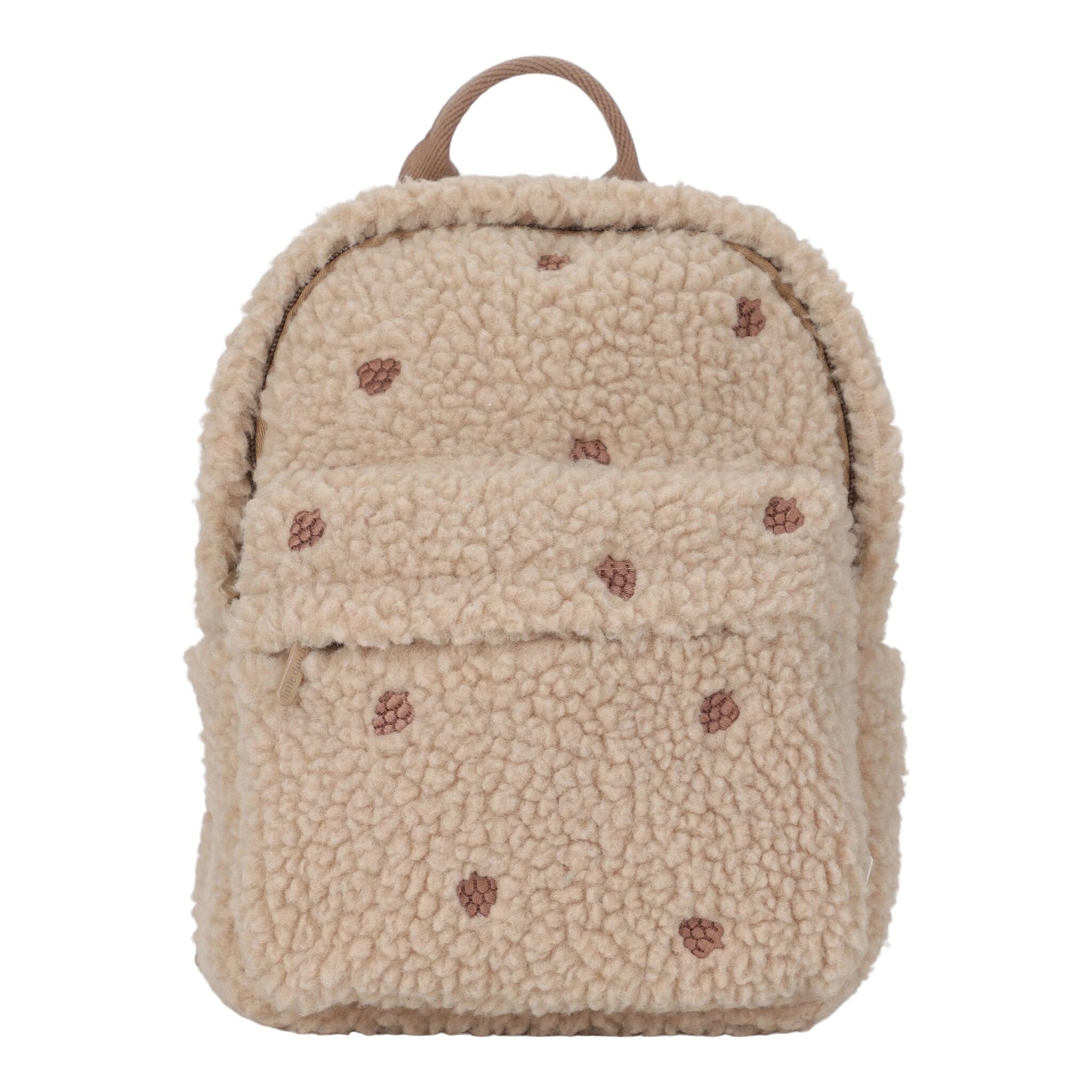 Teddy backpack taupe