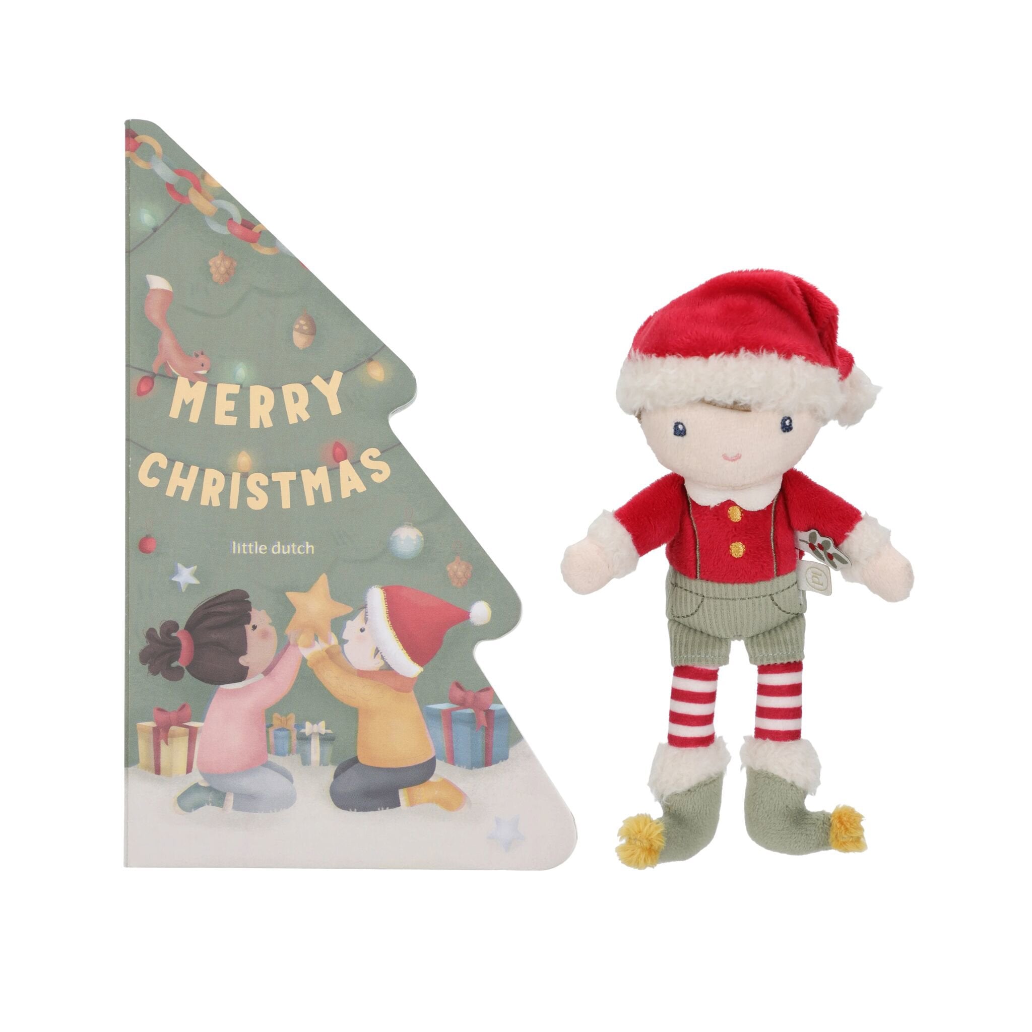 Christmas book with Jim plush - Gift set