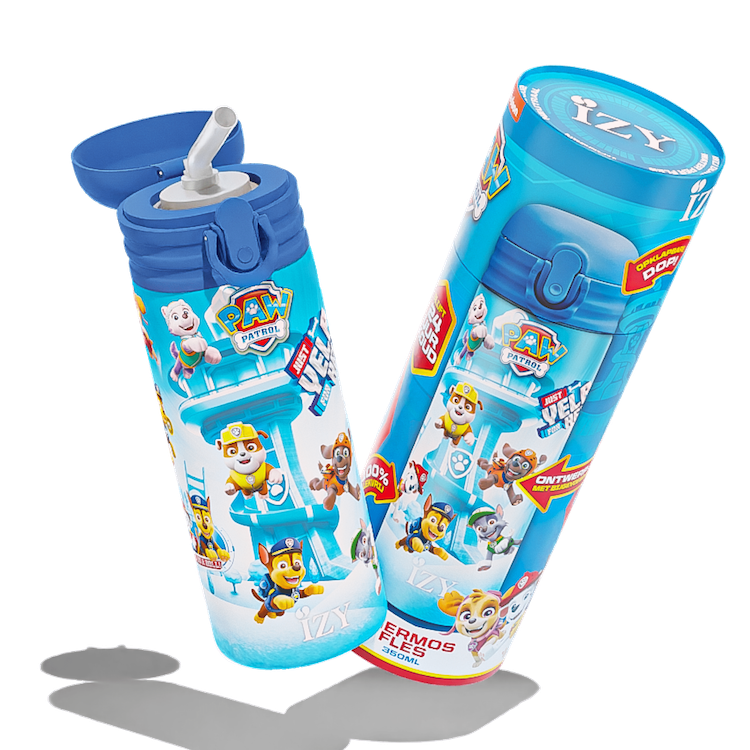 4ce32de0-9b04-4cdf-bb75-480dcba94cd7_1200x1200_fill IZY Kids Thermos Bottle - Paw Patrol - Refresh Blue - 350ML To-Go Insulated Water Bottles