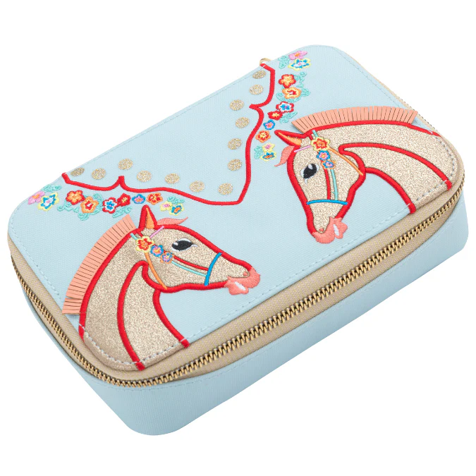 Pf023187-front Filled Pencil Cases - Cavalerie Florale